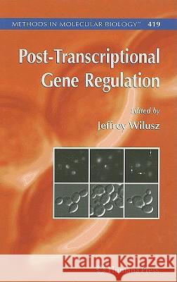 Post-Transcriptional Gene Regulation Jeffrey Wilusz 9781588297839 HUMANA PRESS INC.,U.S.