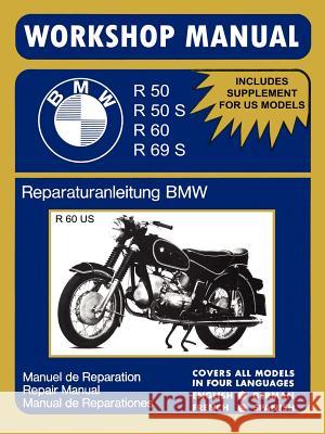 BMW Motorcycles Workshop Manual R50 R50S R60 R69S Floyd Clymer 9781588500670 Valueguide