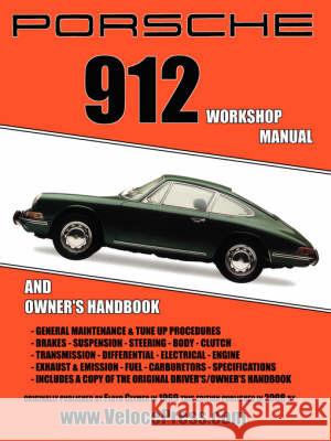 Porsche 912 Workshop Manual 1965-1968 Floyd Clymer 9781588501011