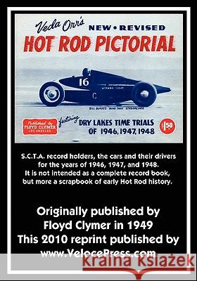 Veda Orr's New Revised Hot Rod Pictorial V. Orr F. Clymer VelocePress 9781588501530 TheValueGuide