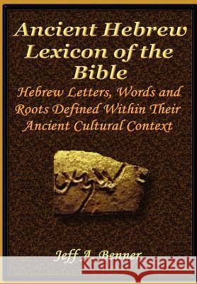 The Ancient Hebrew Lexicon of the Bible Jeff A Benner 9781589397767 Virtualbookworm.com Publishing