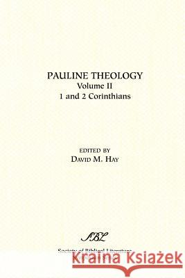 Pauline Theology Hay, David M. 9781589830530 Society of Biblical Literature