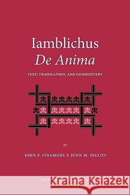 Iamblichus de Anima: Text, Translation, and Commentary Iamblichus 9781589834682 Society of Biblical Literature