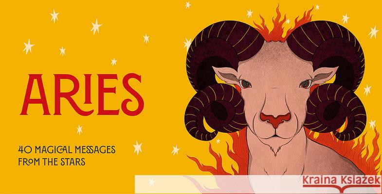 Aries Pocket Zodiac Cards: 40 Magical Messages from the Stars Ginny Chiara Viola 9781590035597 Red Wheel