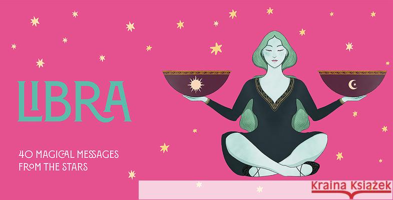 Libra Pocket Zodiac Cards: 40 Magical Messages from the Stars Ginny Chiara Viola 9781590035634 Red Wheel