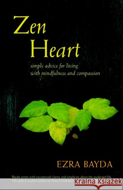 Zen Heart: Simple Advice for Living with Mindfulness and Compassion Ezra Bayda 9781590307229