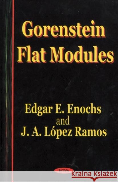 Gorenstein Flat Modules Edgar E Enochs, J A Lopez Ramos 9781590330180 Nova Science Publishers Inc