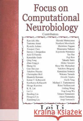 Focus on Computational Neurobiology Lei Li 9781590339152 Nova Science Publishers Inc