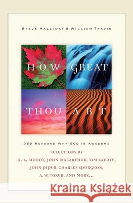 How Great Thou Art: 365 Reasons Why God Is Awesome Halliday, Steve 9781590528112 Multnomah Publishers