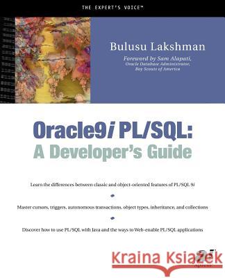 Oracle9i PL/SQL: A Developer's Guide Bulusu Lakshman 9781590590492