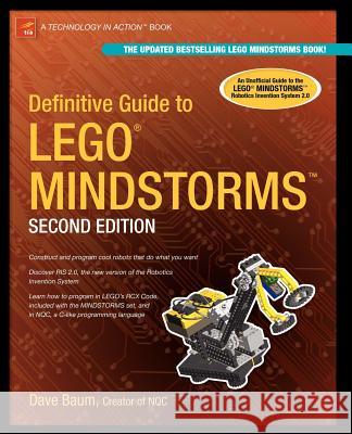 Definitive Guide to Lego Mindstorms Baum, Dave 9781590590638