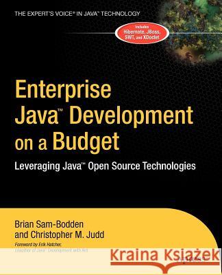 Enterprise Java Development on a Budget: Leveraging Java Open Source Technologies Sam-Bodden, Brian 9781590591253 Apress