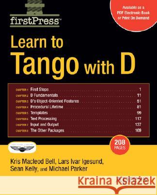 Learn to Tango with D Kris Bell Lars Ivar Igesund Sean Kelly 9781590599600