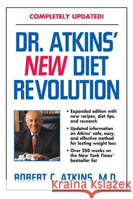 Dr. Atkins' New Diet Revolution, Revised Edition Atkins, Robert C. 9781590770023 M. Evans and Company