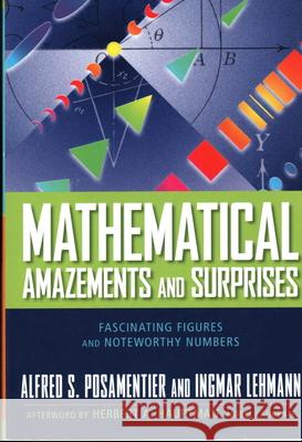 Mathematical Amazements and Surprises: Fascinating Figures and Noteworthy Numbers Posamentier, Alfred S. 9781591027232 Prometheus Books