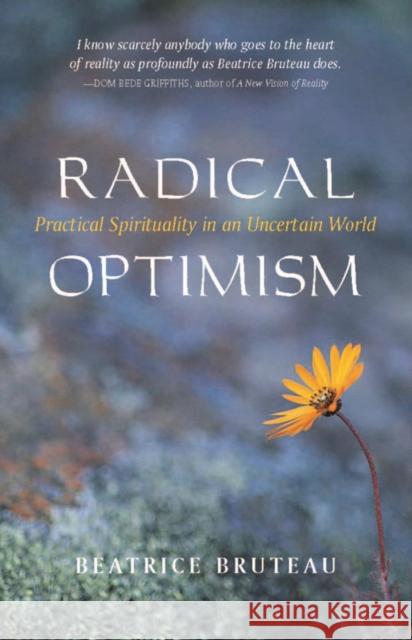 Radical Optimism: Practical Spirituality in an Uncertain World Dr Beatrice Bruteau 9781591810018