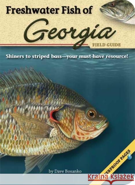 Freshwater Fish of Georgia Field Guide Dave Bosanko 9781591932635 Adventure Publications(MN)