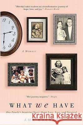 What We Have: A Memoir Amy Boesky 9781592406364 Gotham Books