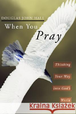 When You Pray: Thinking Your Way Into God's World Douglas John Hall 9781592441785 Wipf & Stock Publishers