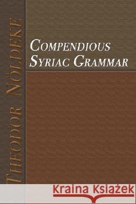 Compendious Syriac Grammar Theodor Nvldeke James A. Crichton 9781592443550