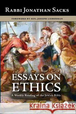 Essays on Ethics Rabbi Jonathan Sacks 9781592644490 Toby Press Ltd