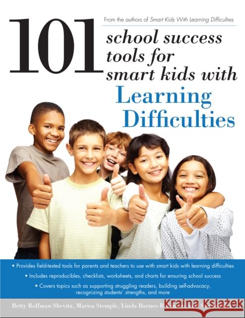 101 School Success Tools for Smart Kids with Learning Difficulties Sue Jeweler Linda Barnes-Robinson Betty Roffman Shevitz 9781593635336