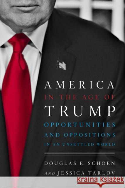 America in the Age of Trump: Opportunities and Oppositions in an Unsettled World Douglas E. Schoen Jessica Tarlov 9781594039478 Encounter Books
