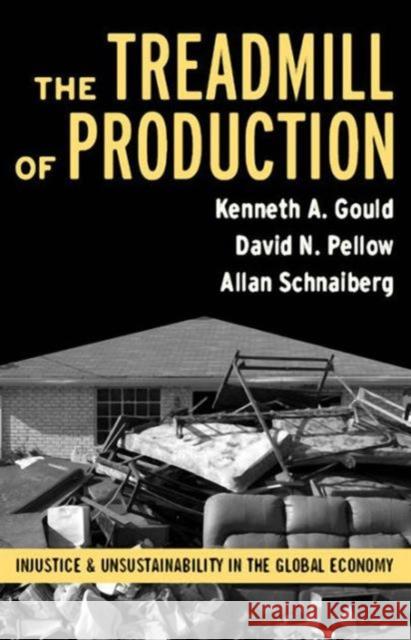 Treadmill of Production: Injustice and Unsustainability in the Global Economy Kenneth Alan Gould David N. Pellow Allan Schnaiberg 9781594515071 Paradigm Publishers