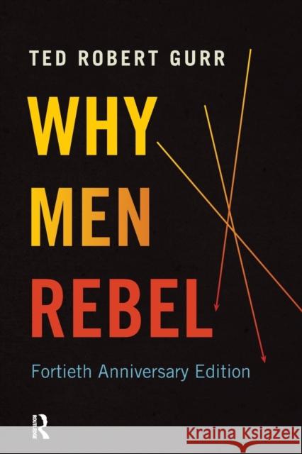 Why Men Rebel Ted Robert Gurr 9781594519147