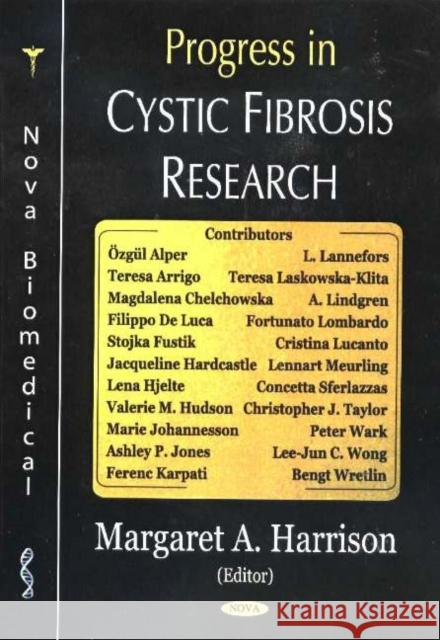 Progress in Cystic Fibrosis Research Margaret A Harrison 9781594542329