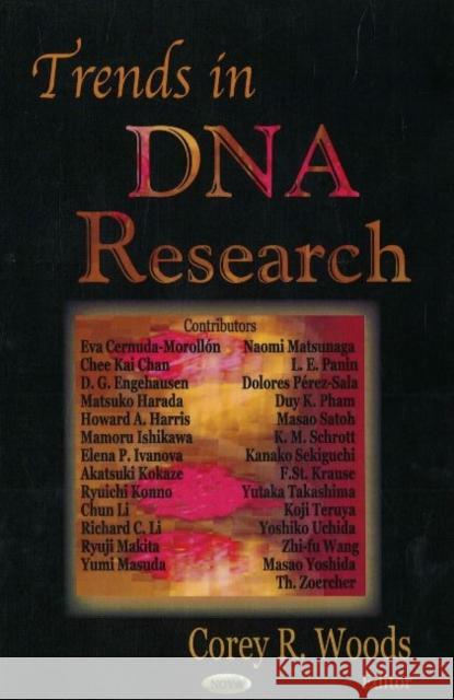 Trends in DNA Research Corey R Woods 9781594546358 Nova Science Publishers Inc