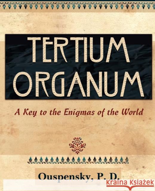 Tertium Organum — Libro di Peter D. Ouspensky