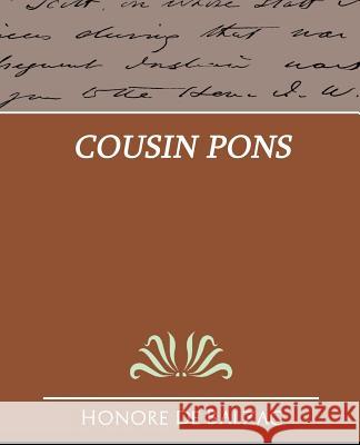 Cousin Pons De Balzac Honor 9781594628368 Book Jungle