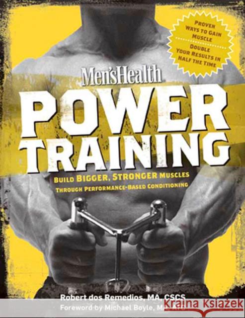 Men's Health Power Training Robert Do Michael Boyle 9781594865848