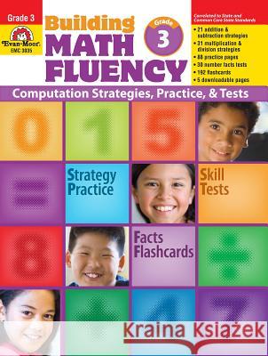 Building Math Fluency Grade 3 [With Transparency(s)] Evan-Moor Educational Publishers 9781596732582 Evan-Moor Educational Publishers