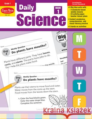 Daily Science, Grade 1 Teacher Edition Evan-Moor Corporation 9781596734197 Evan-Moor Educational Publishers