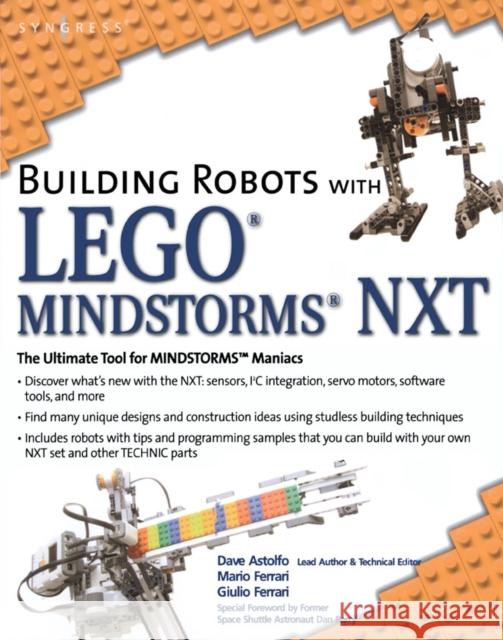 Building Robots with Lego Mindstorms NXT Ferrari, Mario 9781597491525