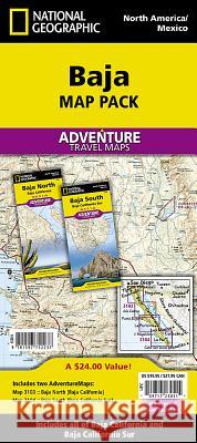 Baja [Map Pack Bundle] National Geographic Maps 9781597752237 Rand McNally & Company