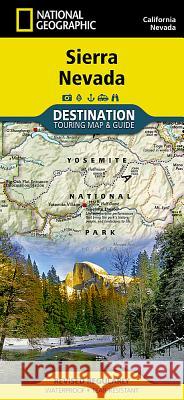 Sierra Nevada Map National Geographic Maps 9781597754491 Not Avail