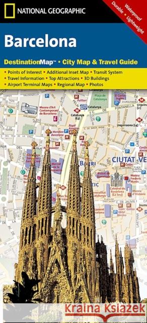 Barcelona Map National Geographic Maps 9781597754576 National Geographic Maps