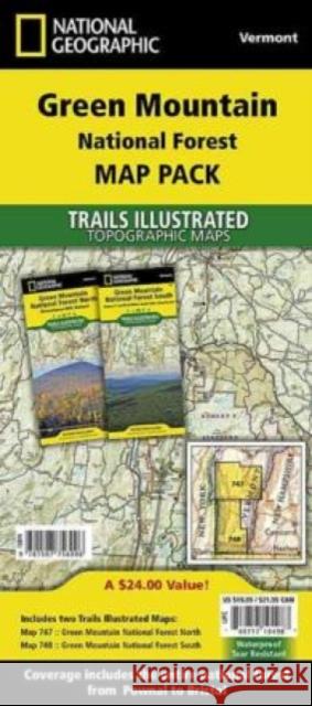 Green Mountain National Forest [Map Pack Bundle] National Geographic Maps 9781597756006 National Geographic Maps
