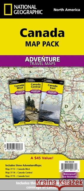 Canada [Map Pack Bundle] National Geographic Maps 9781597756037 National Geographic Maps