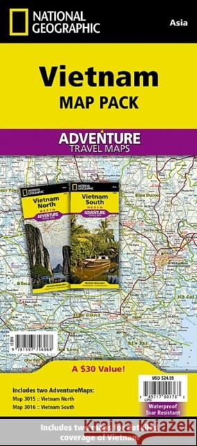 Vietnam [Map Pack Bundle] National Geographic Maps 9781597756068 National Geographic Maps