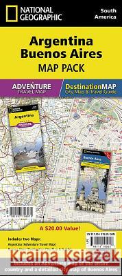 Argentina, Buenos Aires [Map Pack Bundle] National Geographic Maps 9781597756075 National Geographic Maps