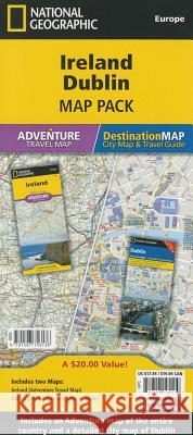 Ireland, Dublin [Map Pack Bundle] National Geographic Maps 9781597756136 National Geographic Maps