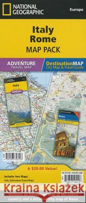 Italy, Rome [Map Pack Bundle] National Geographic Maps 9781597756143 National Geographic Maps