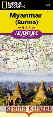 Myanmar (Burma) Map National Geographic Maps 9781597756235 TURNAROUND PUBLISHER SERVICES