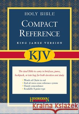 Compact Reference Bible-KJV Hendrickson Publishers 9781598561067 