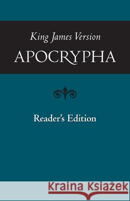 Apocrypha-KJV-Reader's  Hendrickson 9781598564648 0