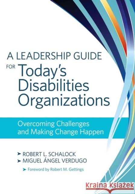A Leadership Guide for Today's Disabilities Organizations: Overcoming Challenges and Making Change Happen Schalock, Robert 9781598571813 Brookes Publishing Company